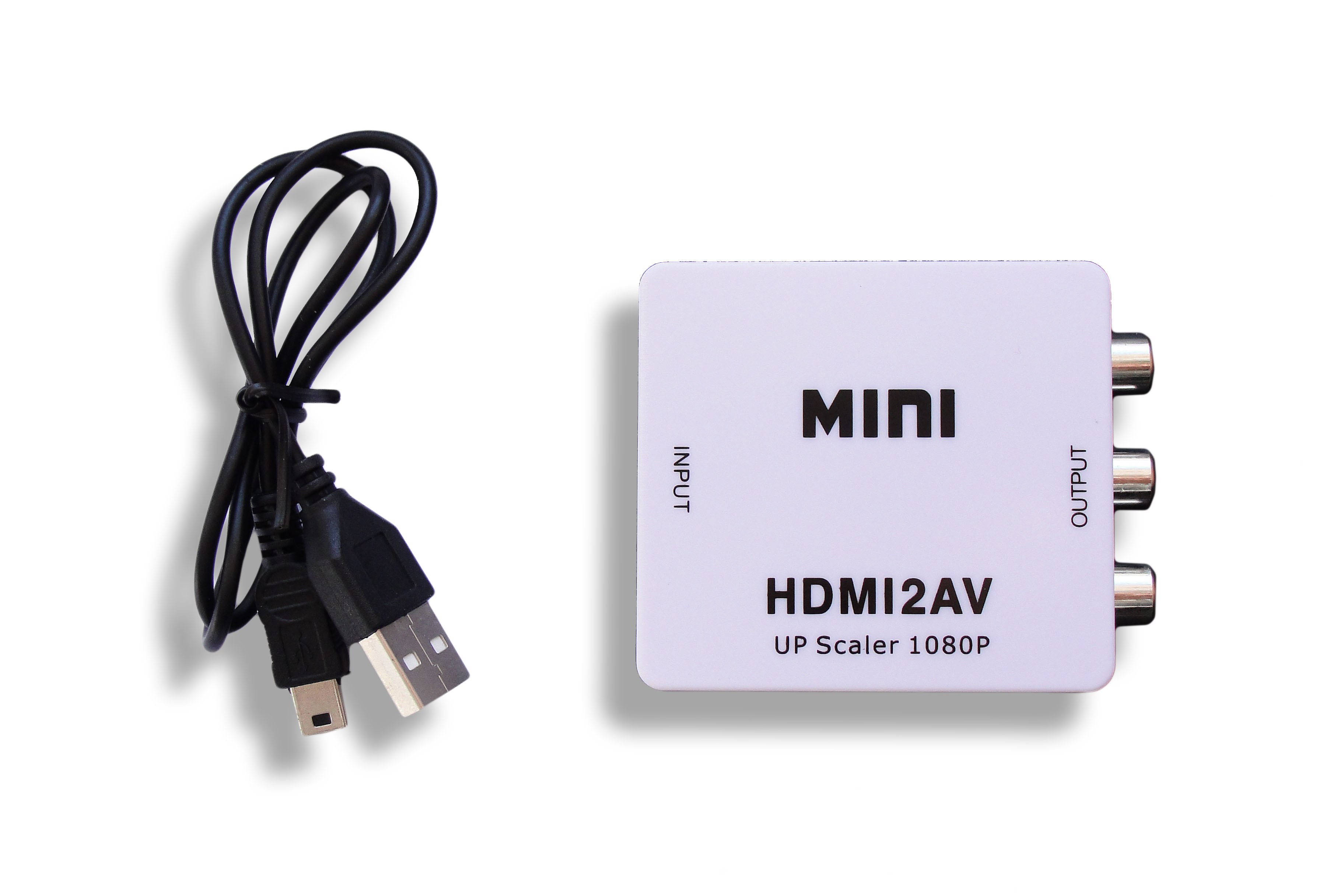 HDMI към RCA / AV преобразувател адаптер за връзка на PC компютър ...
